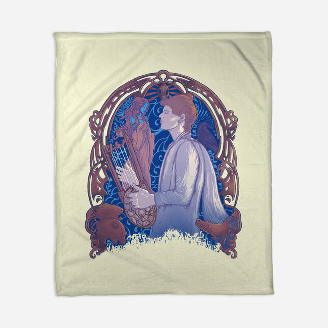Orpheus Song-None-Fleece-Blanket-Ionfox