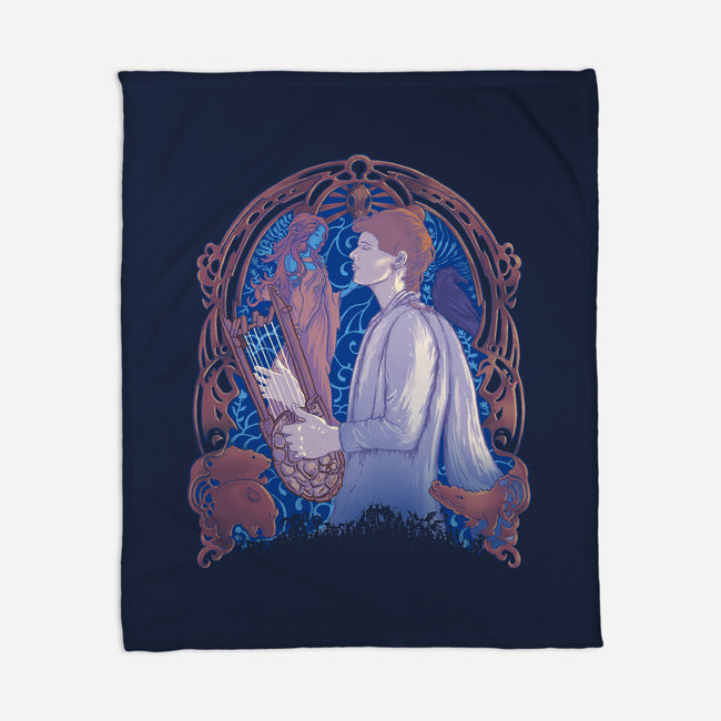 Orpheus Song-None-Fleece-Blanket-Ionfox