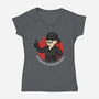 Tasteless And Fatal-Womens-V-Neck-Tee-Popnotic