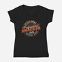 Professional Snackers-Womens-V-Neck-Tee-Popnotic