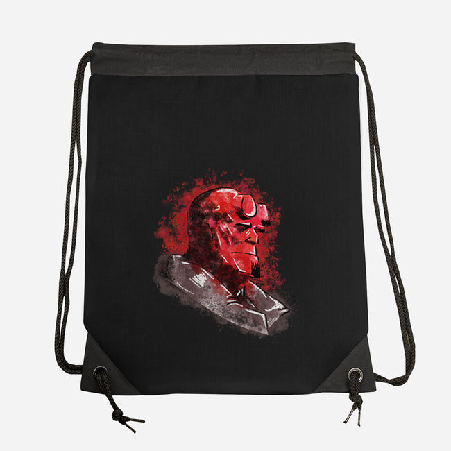 Hell Splash-None-Drawstring-Bag-nickzzarto
