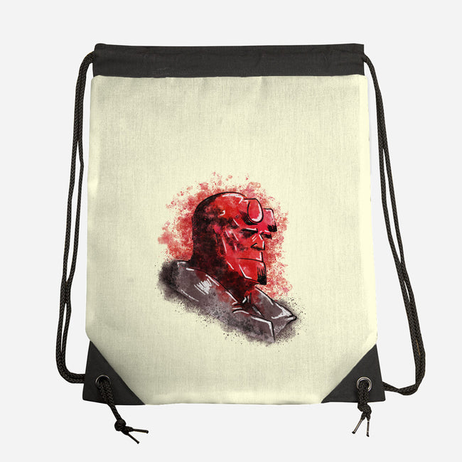 Hell Splash-None-Drawstring-Bag-nickzzarto