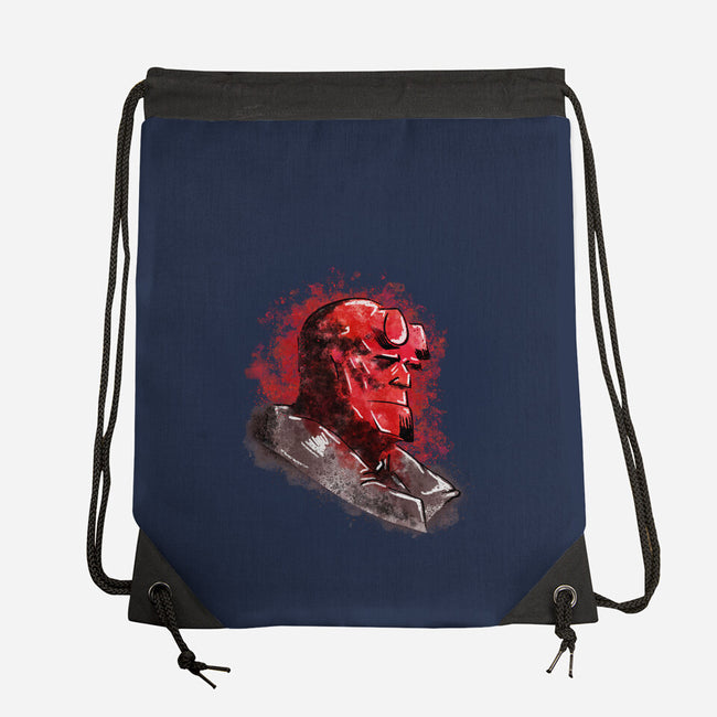 Hell Splash-None-Drawstring-Bag-nickzzarto