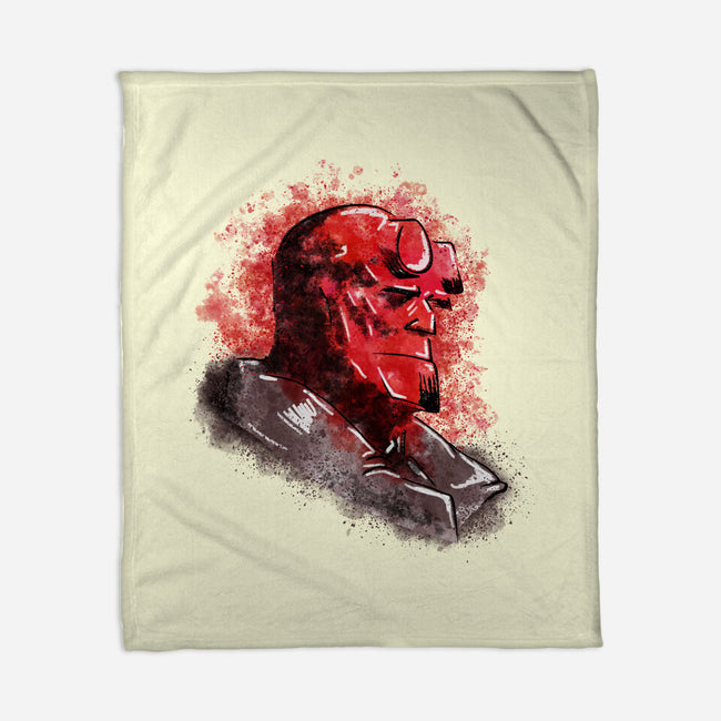 Hell Splash-None-Fleece-Blanket-nickzzarto