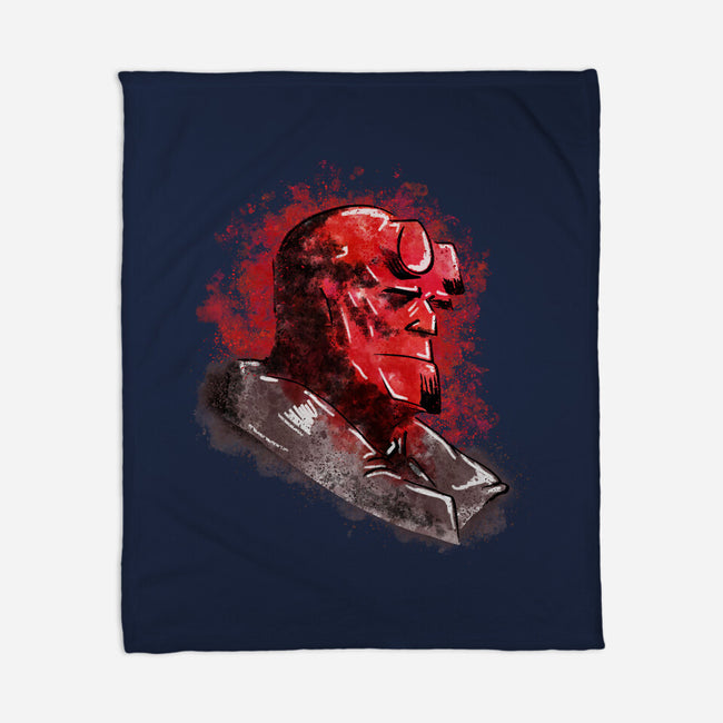 Hell Splash-None-Fleece-Blanket-nickzzarto