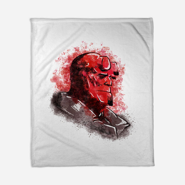 Hell Splash-None-Fleece-Blanket-nickzzarto