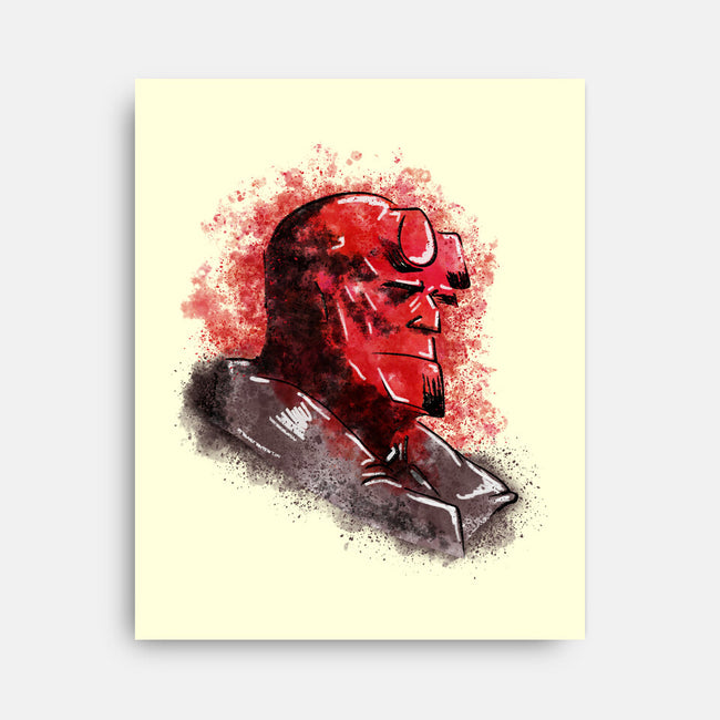 Hell Splash-None-Stretched-Canvas-nickzzarto
