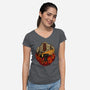 Legendary Gestral-Womens-V-Neck-Tee-hypertwenty