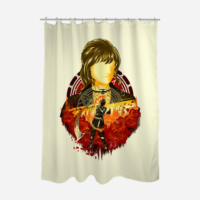The Stranger Expeditioner-None-Polyester-Shower Curtain-hypertwenty