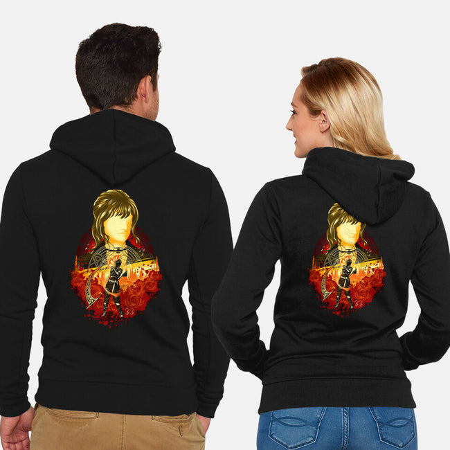 The Stranger Expeditioner-Unisex-Zip-Up-Sweatshirt-hypertwenty