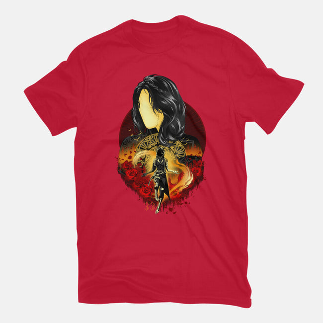 Scholar And Mage Expeditioner-Womens-Fitted-Tee-hypertwenty