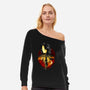 Scholar And Mage Expeditioner-Womens-Off Shoulder-Sweatshirt-hypertwenty