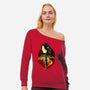 Scholar And Mage Expeditioner-Womens-Off Shoulder-Sweatshirt-hypertwenty