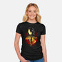 Scholar And Mage Expeditioner-Womens-Fitted-Tee-hypertwenty