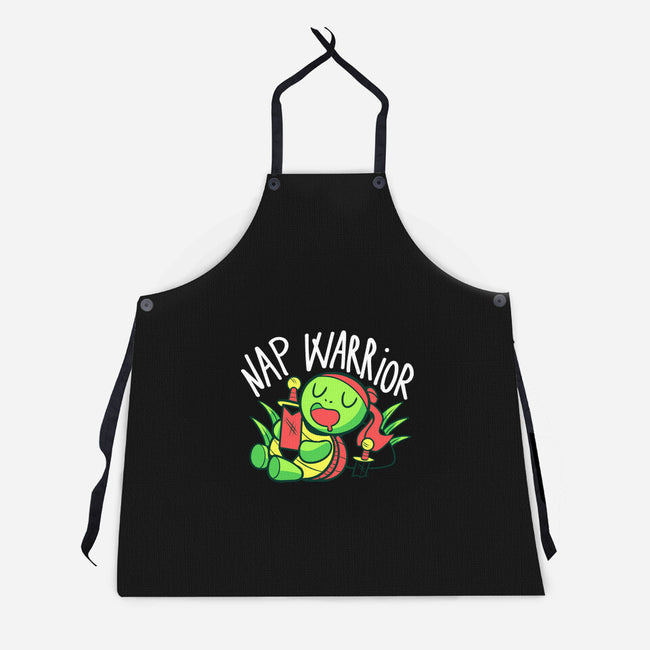Nap Warrior-Unisex-Kitchen-Apron-FunkVampire