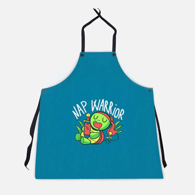 Nap Warrior-Unisex-Kitchen-Apron-FunkVampire