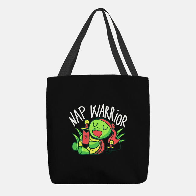 Nap Warrior-None-Basic Tote-Bag-FunkVampire
