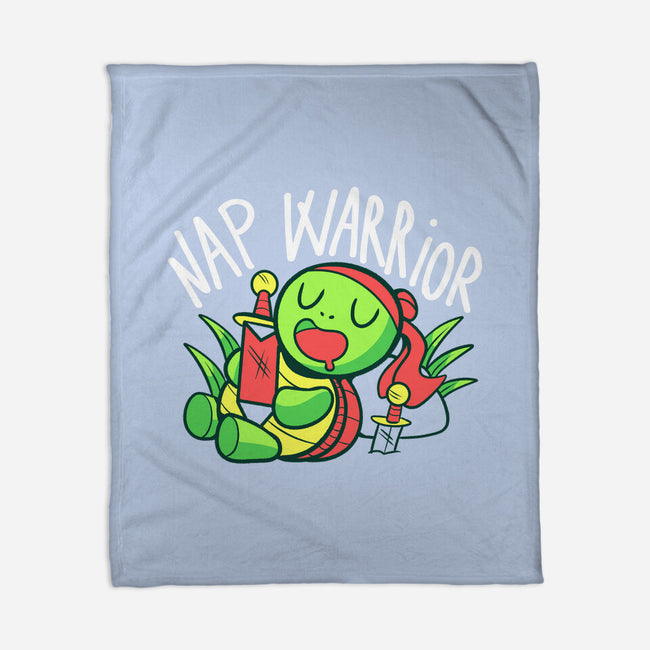 Nap Warrior-None-Fleece-Blanket-FunkVampire