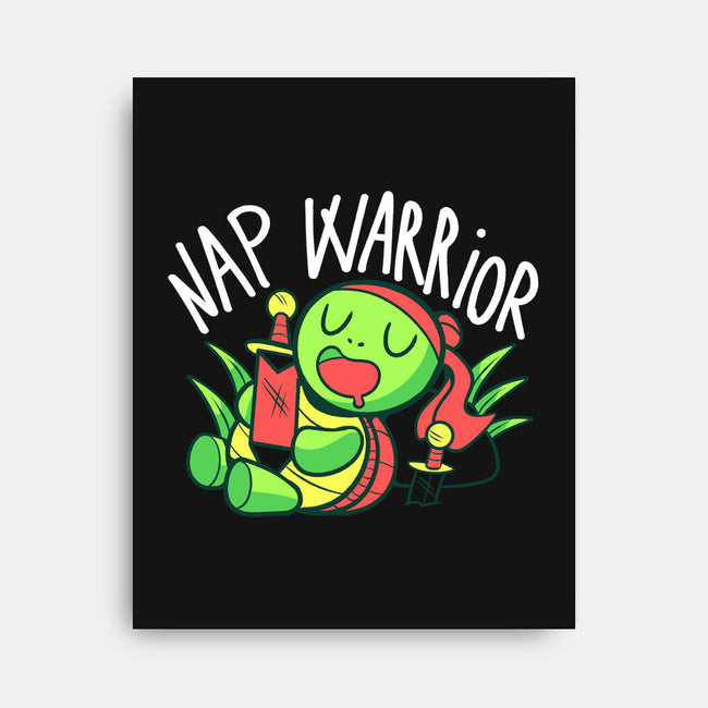 Nap Warrior-None-Stretched-Canvas-FunkVampire