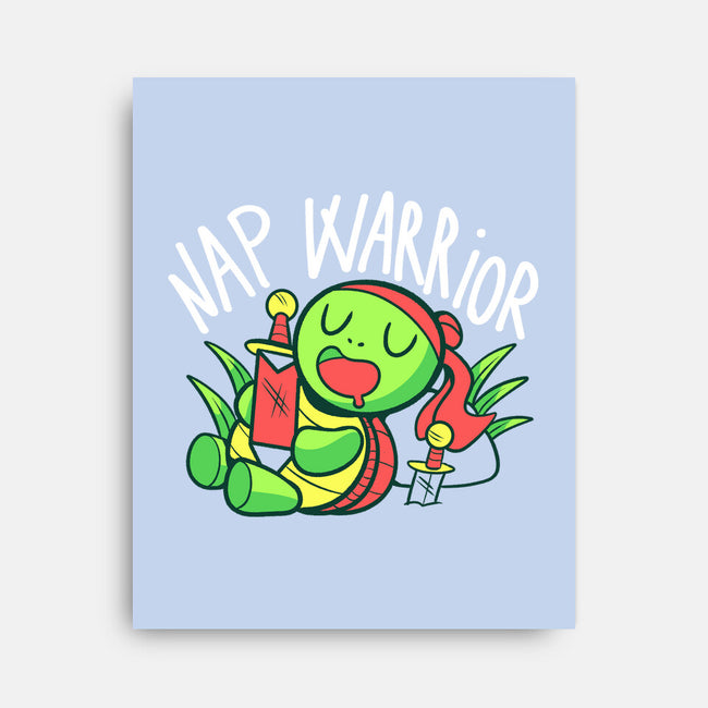 Nap Warrior-None-Stretched-Canvas-FunkVampire