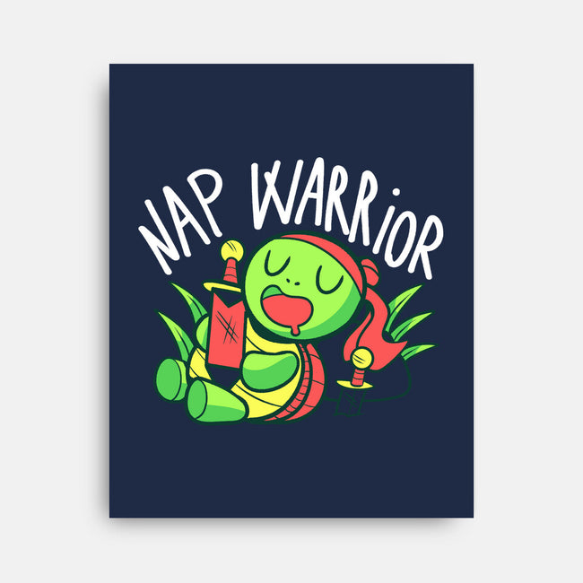 Nap Warrior-None-Stretched-Canvas-FunkVampire