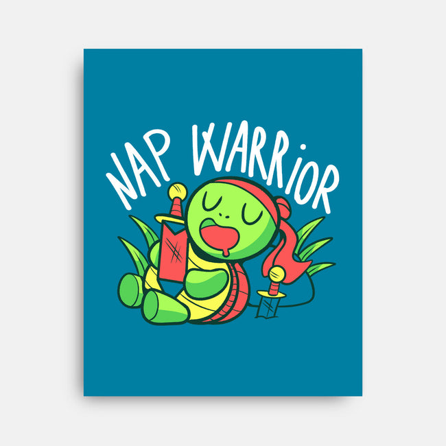 Nap Warrior-None-Stretched-Canvas-FunkVampire