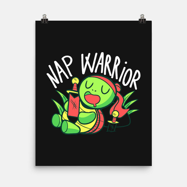 Nap Warrior-None-Matte-Poster-FunkVampire