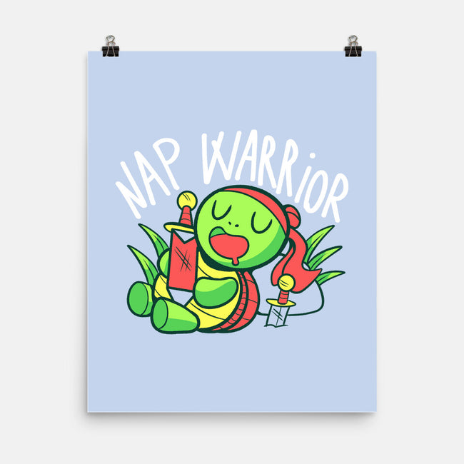 Nap Warrior-None-Matte-Poster-FunkVampire