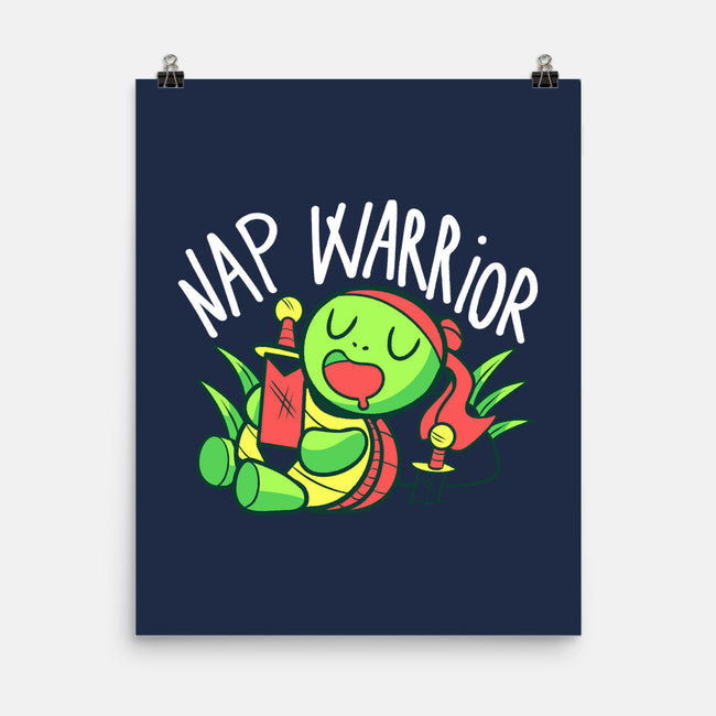 Nap Warrior-None-Matte-Poster-FunkVampire