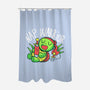 Nap Warrior-None-Polyester-Shower Curtain-FunkVampire