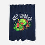 Nap Warrior-None-Polyester-Shower Curtain-FunkVampire