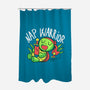 Nap Warrior-None-Polyester-Shower Curtain-FunkVampire