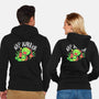 Nap Warrior-Unisex-Zip-Up-Sweatshirt-FunkVampire