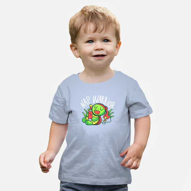 Nap Warrior-Baby-Basic-Tee-FunkVampire