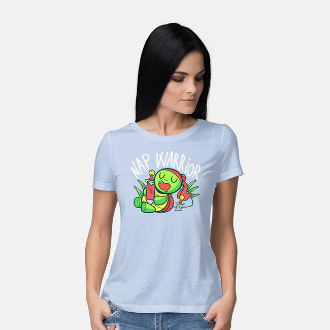 Nap Warrior-Womens-Basic-Tee-FunkVampire