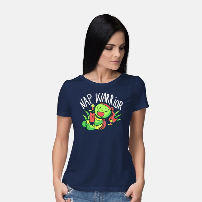 Nap Warrior-Womens-Basic-Tee-FunkVampire