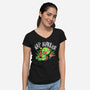 Nap Warrior-Womens-V-Neck-Tee-FunkVampire