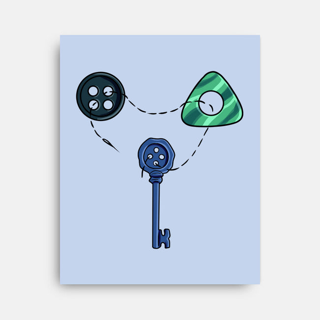 Button Puzzle-None-Stretched-Canvas-nickzzarto