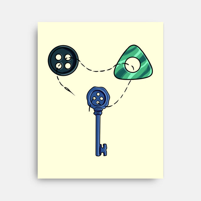 Button Puzzle-None-Stretched-Canvas-nickzzarto