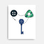 Button Puzzle-None-Stretched-Canvas-nickzzarto