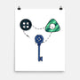 Button Puzzle-None-Matte-Poster-nickzzarto