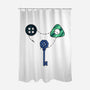 Button Puzzle-None-Polyester-Shower Curtain-nickzzarto
