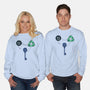Button Puzzle-Unisex-Crew Neck-Sweatshirt-nickzzarto