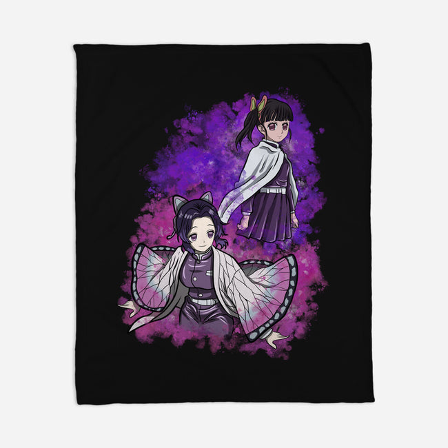 Butterfly Slayer-None-Fleece-Blanket-nickzzarto