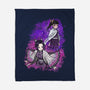 Butterfly Slayer-None-Fleece-Blanket-nickzzarto