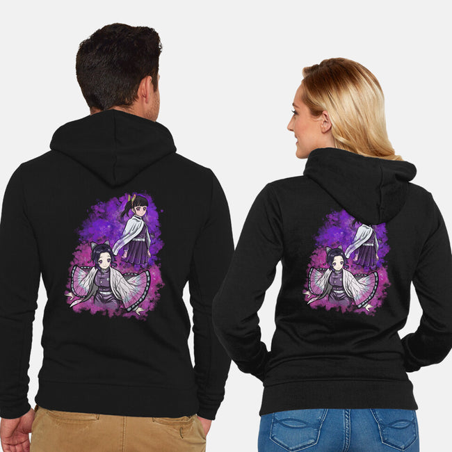 Butterfly Slayer-Unisex-Zip-Up-Sweatshirt-nickzzarto