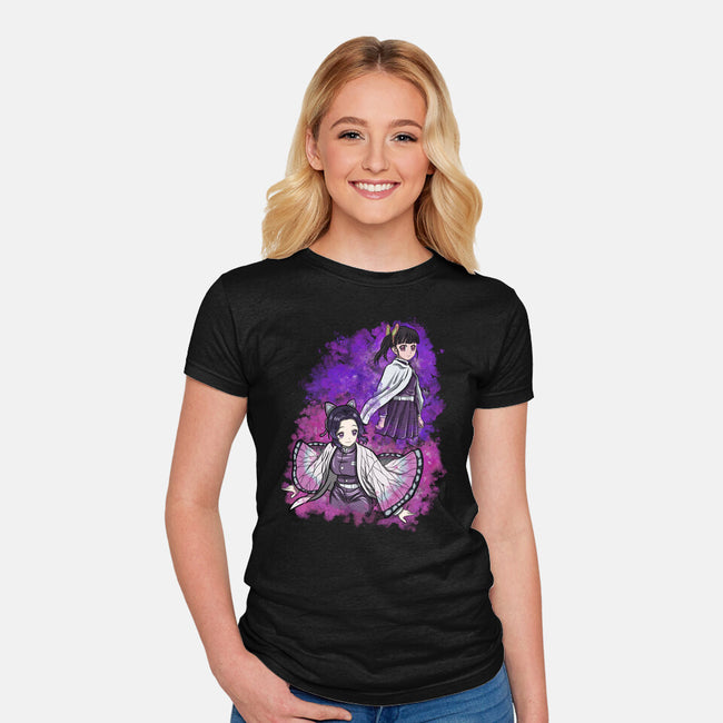 Butterfly Slayer-Womens-Fitted-Tee-nickzzarto
