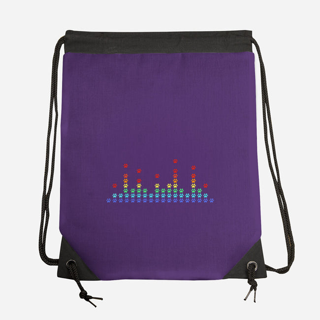 Paw Beats-None-Drawstring-Bag-erion_designs