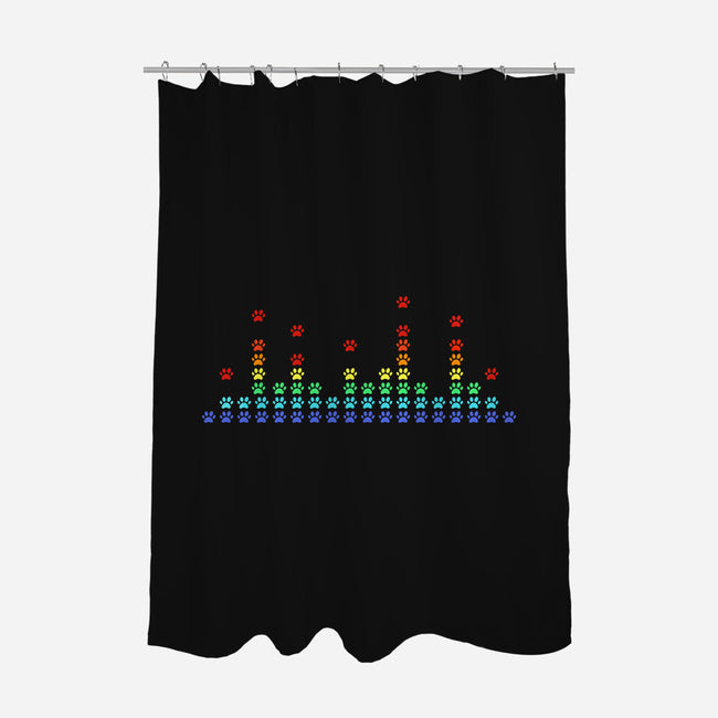 Paw Beats-None-Polyester-Shower Curtain-erion_designs