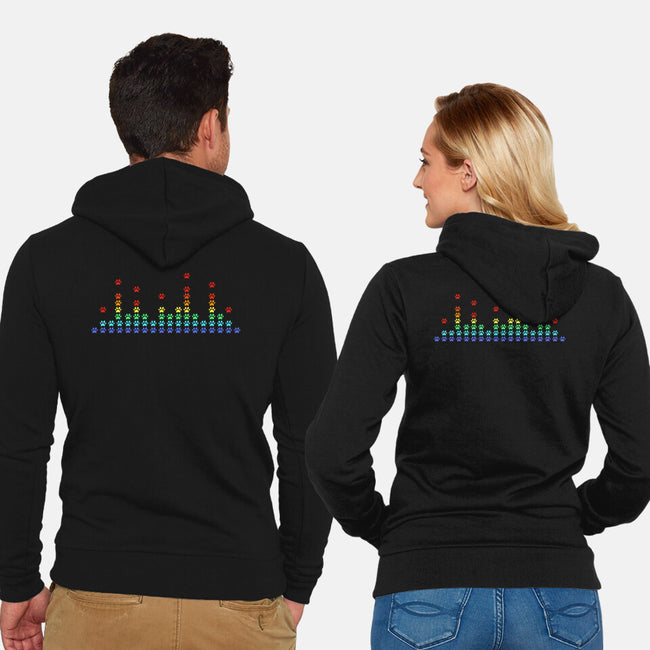 Paw Beats-Unisex-Zip-Up-Sweatshirt-erion_designs